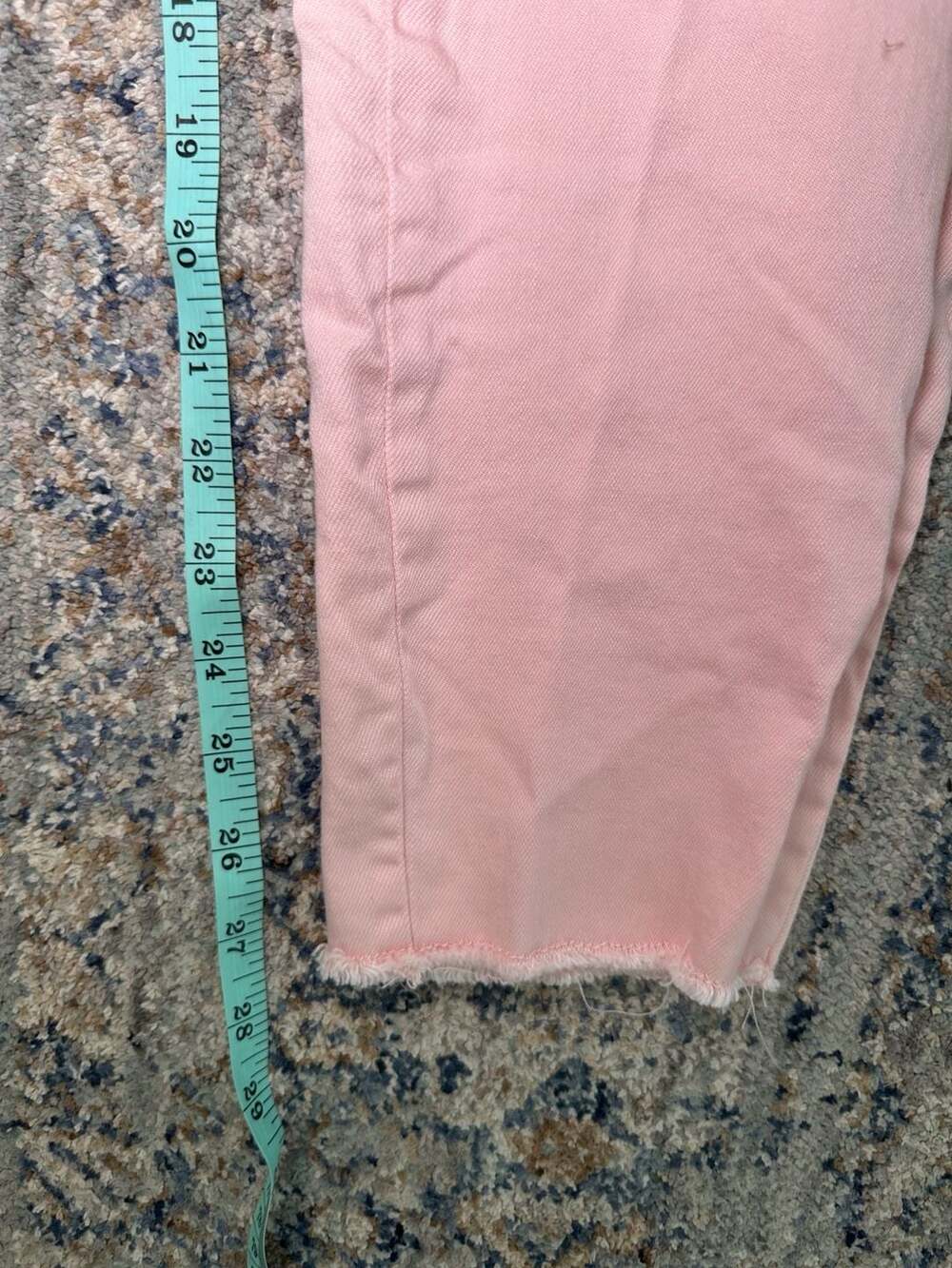Maison Jules Skinny Ankle Jeans Pink Size 8/29 - Picture 5 of 5